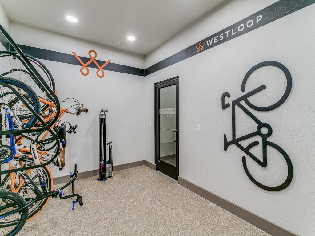 Bike storage and repair station